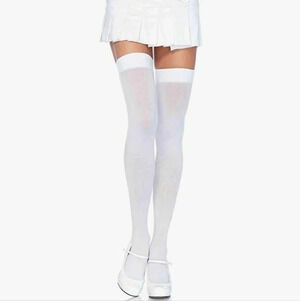 LEG Avenue Women's Solid Hue Thigh Highs